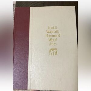 Funk And Wagnalls Hammond World Atlas 1979 Hardcover book